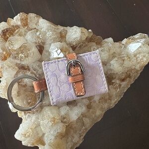 Vintage Coach Photo Keychain NWOT